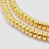 Electroplate Non-magnetic Synthetic Hematite Beads Strands X-G-L485-04A-G-2