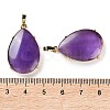 Natural Amethyst Pendants G-U002-01G-D-3