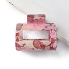 Acrylic Rectangle Claw Hair Clips PW-WG56050-03-1