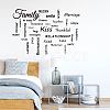 Translucent PVC Self Adhesive Wall Stickers STIC-WH0015-011-4