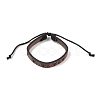 4Pcs 4 Styles PU Imitation Leather Braided Bracelets Sets BJEW-P335-01C-2