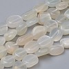 Natural White Moonstone Beads Strands G-L493-63-1