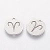 304 Stainless Steel Charms STAS-Q201-T095-1-2