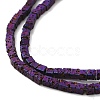 Electroplated Natural Lava Rock Beads Strands G-Q1009-B01-02C-3