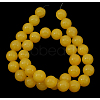 Natural Yellow Jade Beads Strands X-JBR10mm-7-2