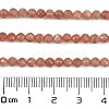 Natural Sunstone Beads Strands G-L597-C01-02-3