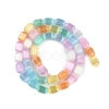 Rainbow Color Natural Selenite Beads Strands G-F750-M02-02-3