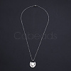 Non-Tarnish 201 Stainless Steel Pendants Necklaces NJEW-S105-JN716-45-1-2