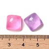 Transparent Resin Decoden Cabochons with Glitter Powder RESI-E053-08B-3