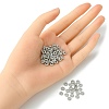 Alloy Daisy Spacer Beads PALLOY-YW0001-80-4