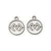304 Stainless Steel Charms STAS-J042-10P-1