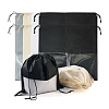 Givenny-EU 8Pcs 4 Colors Blank Non-Woven DIY Craft Drawstring Storage Bags ABAG-GN0001-10A-2