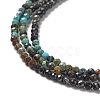 Natural HuBei Turquoise Beads Strands G-D080-A02-4