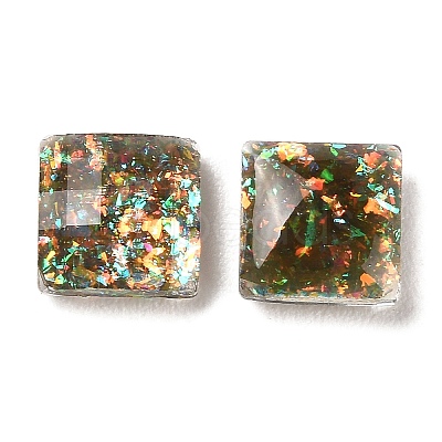 Resin Imitation Opal Cabochons RESI-H148-15-1