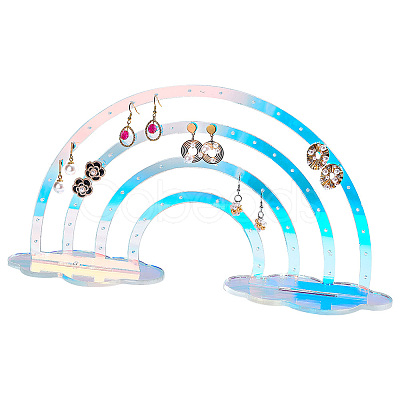 Acrylic Earring Display Stands EDIS-WH0016-14-1