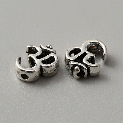 Tibetan Style Alloy Beads TIBEB-CJC0001-12AS-1