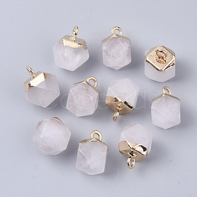 Natural Quartz Crystal Charms G-S359-015F-1