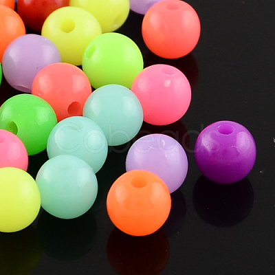 Fluorescent Acrylic Beads X-MACR-R517-18mm-M-1