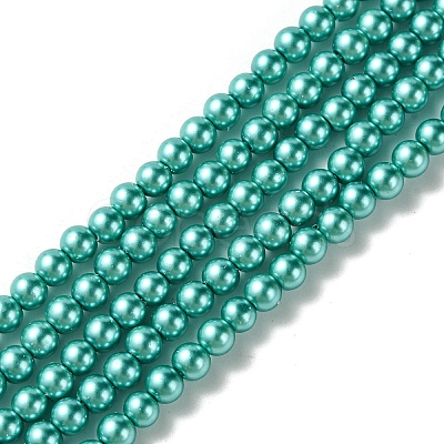 Grade A Glass Pearl Beads HY-J001-4mm-HX052-1