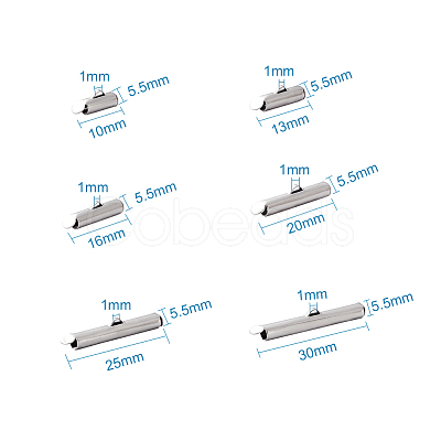 Iron Slide On End Clasp Tubes IFIN-TA0001-04P-1