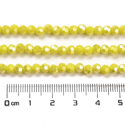 Opaque Glass Beads Stands EGLA-A035-P4mm-B04-1