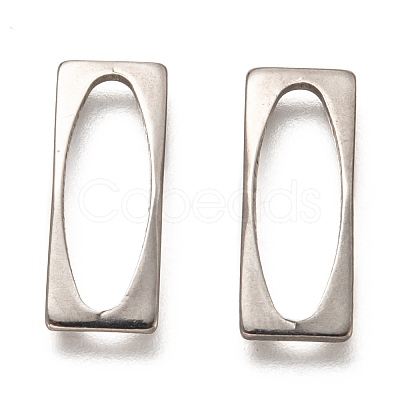 Non-Tarnish 201 Stainless Steel Linking Rings STAS-Z031-07P-1