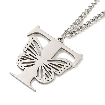 201 Stainless Steel Necklaces NJEW-Q336-01T-P-1