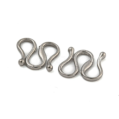 304 Stainless Steel S-Hook Clasps STAS-U007-19A-P-1