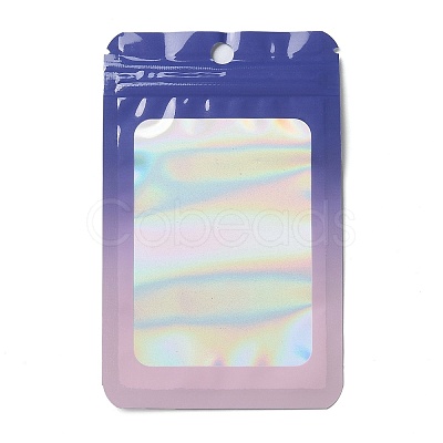 Rectangle Glitter Holographic PVC Zip Lock Bags ABAG-P011-01D-03-1