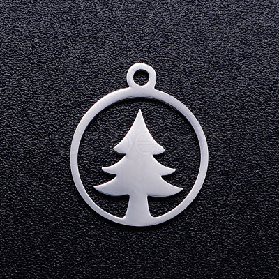 Non-Tarnish 304 Stainless Steel Hollow Pendants STAS-Q201-JN301-1-1