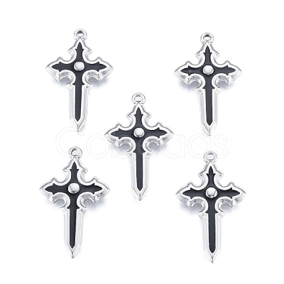 304 Stainless Steel Pendants STAS-B027-26P-1