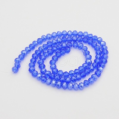 Glass Beads Strands EGLA-GR6MMY-24L-1