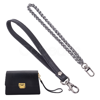 WADORN 2Pcs 2 Style Wristlet Bag Straps DIY-WR0003-05B-1