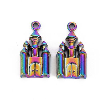 Rainbow Color Alloy Pendants PALLOY-S180-288-NR-1