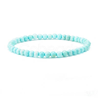 Stone Stretch Bracelets Set BJEW-JB07332-1