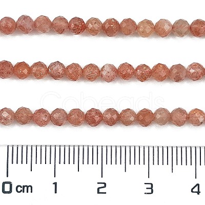 Natural Sunstone Beads Strands G-L597-C01-02-1