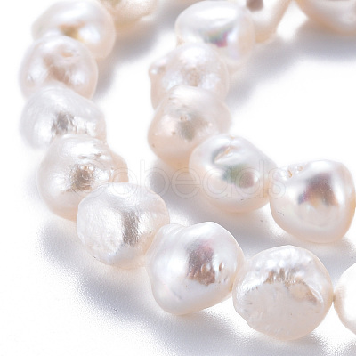 Natural Keshi Pearl Beads Strands PEAR-S020-C02-1