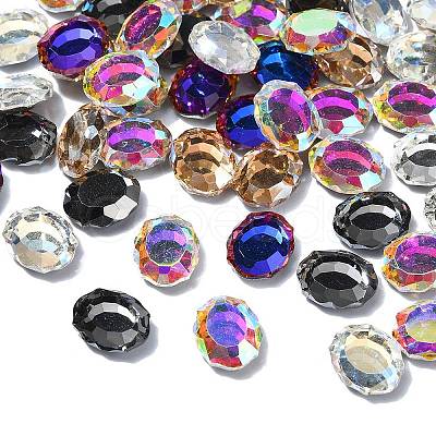 Flat Back K9 Glass Rhinestone Cabochons MRMJ-YW0001-064A-1