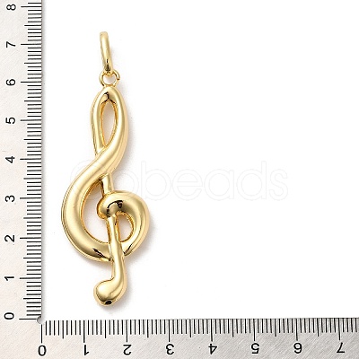 Brass Big Pendants KK-K375-16G-1