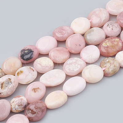 Natural Pink Opal Beads Strands X-G-S331-8x10-016-1