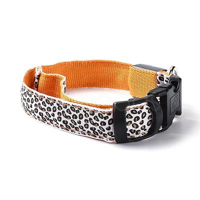 Adjustable Polyester LED Dog Collar MP-H001-A11-1