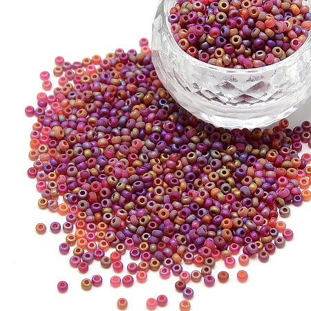 12/0 Grade A Round Glass Seed Beads X-SEED-Q010-M538-1