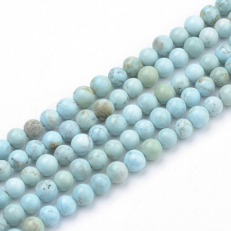 Synthetic Turquoise Beads Strands G-Q953-03-10mm-1