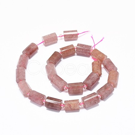Natural Strawberry Quartz Beads Strands G-F632-07C-1