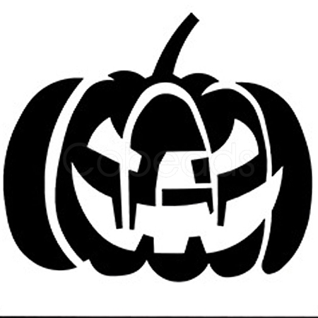 Halloween Pumpkin PET Drawing Stencil PW-WG09E87-02-1