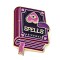 Magic Theme Enamel Pin, Light Gold Zinc Alloy Brooch for Backpack Clothes, Book, 30x22.5x1.5mm