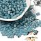 Transparent Colours Glass Seed Beads, Round Hole, Oval, Deep Sky Blue, 5.5~6x3.5~4mm, Hole: 0.8mm, about 4500pcs/500g