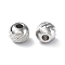 Non-Tarnish 201 Stainless Steel Beads, Rondelle, Stainless Steel Color, 5x4mm, Hole: 1.6mm