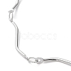 Non-Tarnish 304 Stainless Steel Twist Bar Link Chain Necklace X-NJEW-K249-11P-2