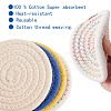 8Pcs 8 Colors Cotton Thread Weave Hot Pot Holders DIY-SZ0003-67-3